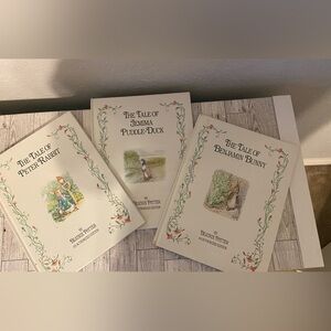 3 Book Lot Beatrix Potter Tale Peter Rabbit Hardback Illustrated